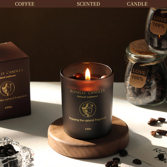 Chestnut Coffee Glow – Warm & Comforting Scented Candle
