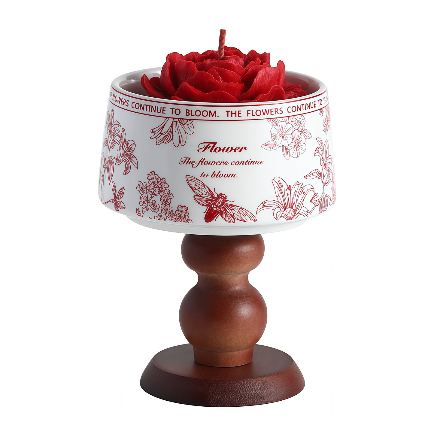 Velour Eclipse – Rose, Oud & Vanilla Soy Candle