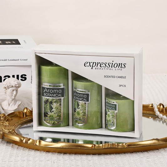 Citrus Grove – Aromatic Citrus Pillar Candle