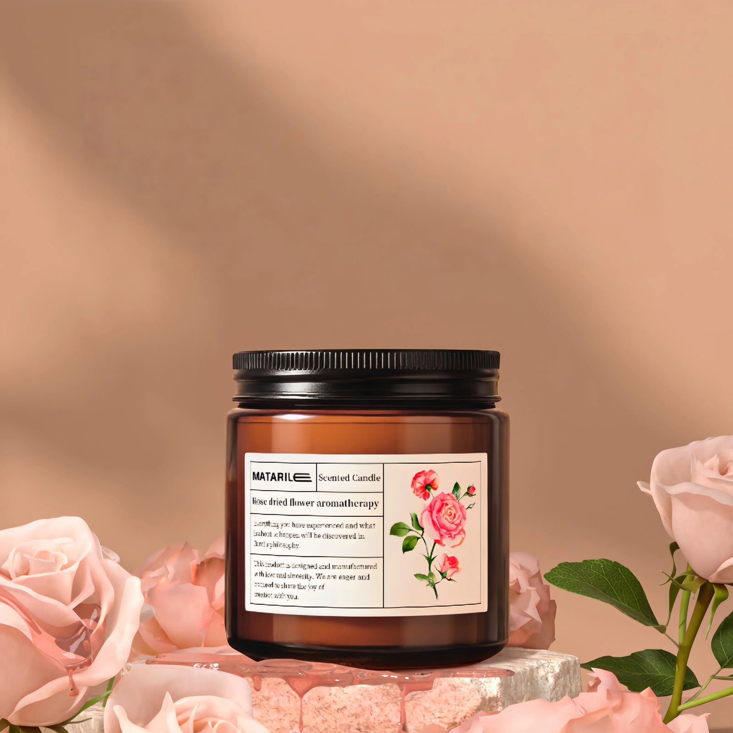 Rose Reverie – Bulgarian Rose Scented Candle